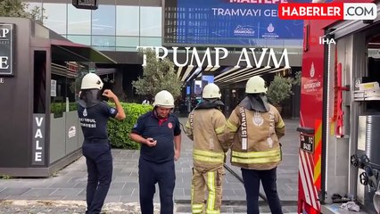 Trump AVM'de Yangın Paniği