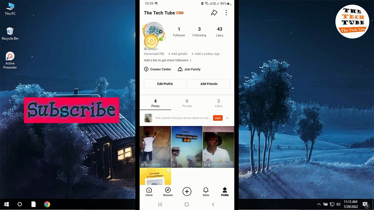 How To Delete Videos on Snack Video