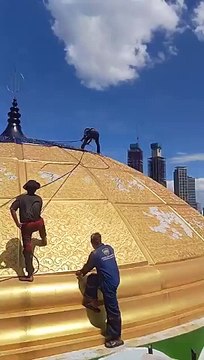 Kubah Masjid Bocor dan Rembes!!! Begini Cara Mengatasinya Dengan Cairan Aspal