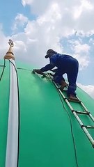 Cara Memperbaiki Kubah Masjid Yang Bocor dan Rembes Dengan Menggunakan Aspa Cair