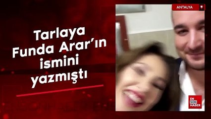 Antalya'da traktörüyle tarlaya Funda Arar'ın ismini yazmıştı: Bir araya geldiler