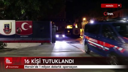 Mersin'de 1 milyon dolarlık operasyon
