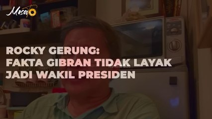 Rocky Gerung: Fakta Gibran Tak Layak Jadi Wapres!!! Puan Maharani Buka Suara Jadi Wapres Prabowo