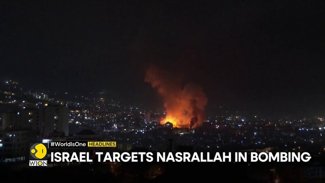 Israel targets Nasrallah in bombing _ China slams US  suppression  of trade _ WION Headlines