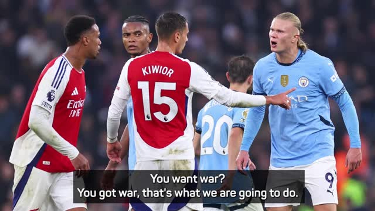 'You want war? You got war' - Guardiola defends Haaland's Arsenal antics