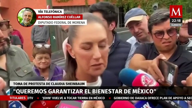 Estamos de manteles largos : Alfonso Ramírez Cuéllar sobre la toma de protesta de Claudia Sheinbaum