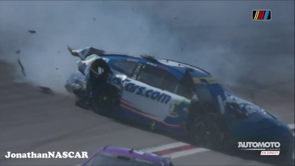 Larson Big Crash Atlanta 2024 NASCAR Cup Series