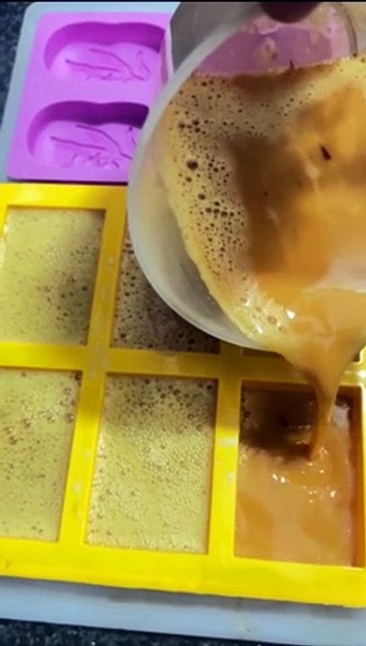 Homemade herbal beauty saffron soap for whitening and glowing skin | Zafrani soap | Arshadskitchen