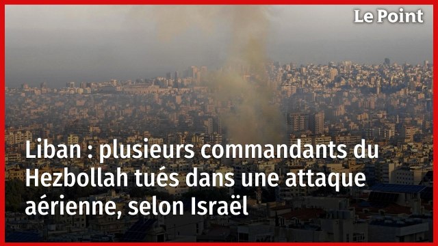 Liban : plusieurs commandants du Hezbollah tués dans une attaque aérienne, selon Israël