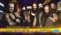 WWE Survivor Series 2015 - Brothers Of Destruction vs The Wyatt Family (Tag Team Match)