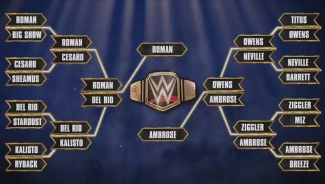 WWE Survivor Series 2015 - Roman Reigns vs Dean Ambrose (Vacant WWE World Heavyweight Championship)