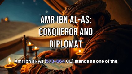 Amr ibn al-As: Conqueror and Diplomat