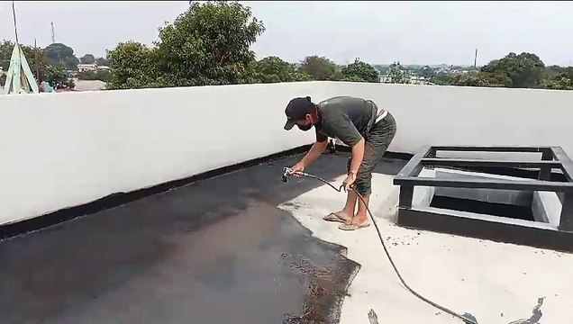 Cara Mengatasi Dak Bocor Dengan Menggunakan Aspal Cair