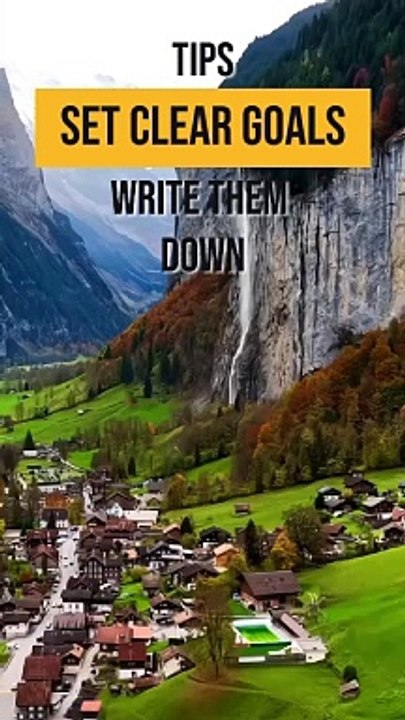 Document your goals to make them tangible and track your progress