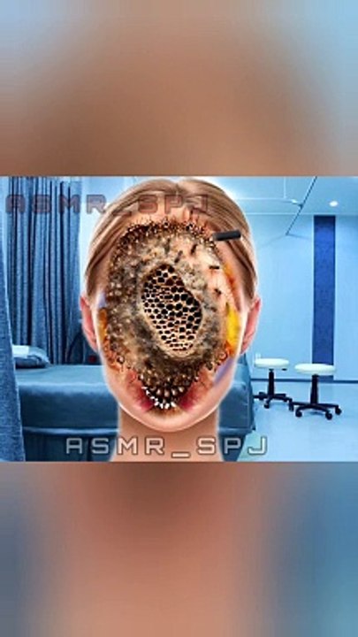 " Satisfy Girl Face Injury Treatment Animation | Facial Cleaning and Healing"..