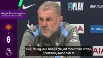 Son's workload is not sustainable in the modern game - Postecoglou