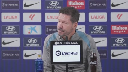 Simeone sobre la baja de Mbappé en el derbi