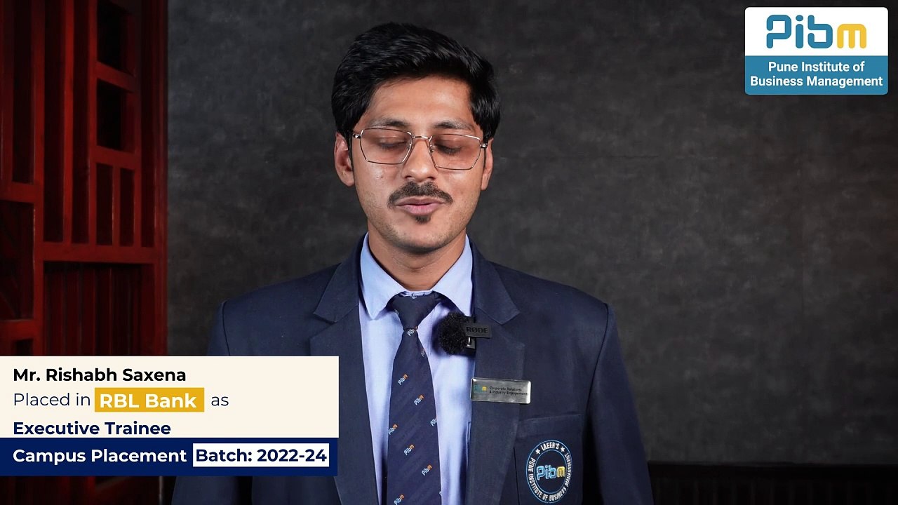 PIBM's MBA & PGDM Placements Triumph: Rishabh's Inspiring Success Story