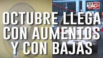 Octubre llega con subas y bajas... ¿qué es lo que aumenta y qué es lo que comenzará a costar menos?