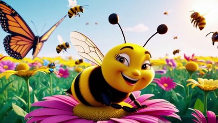 The Busy Bee’s Break | A Moral Story for Kids about Hard Work and Rest