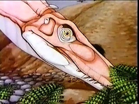 Dinosaur Animation (mpg) Dinosaur eats small mammal