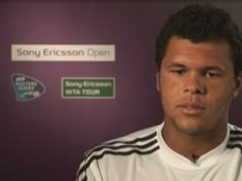 ITW tsonga sony ericsson en anglais