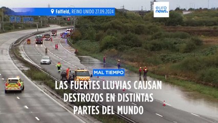 Las fuertes lluvias dejan 32 muertos en Nepal, inundaciones en Inglaterra y lluvias en España