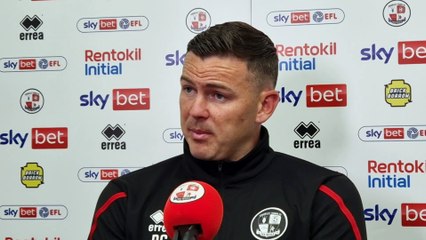 'We need to show a bit more teeth' - Crawley Town interim head coach following defeat to Bolton