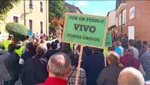 Manifestación de los empresarios de Lerma.