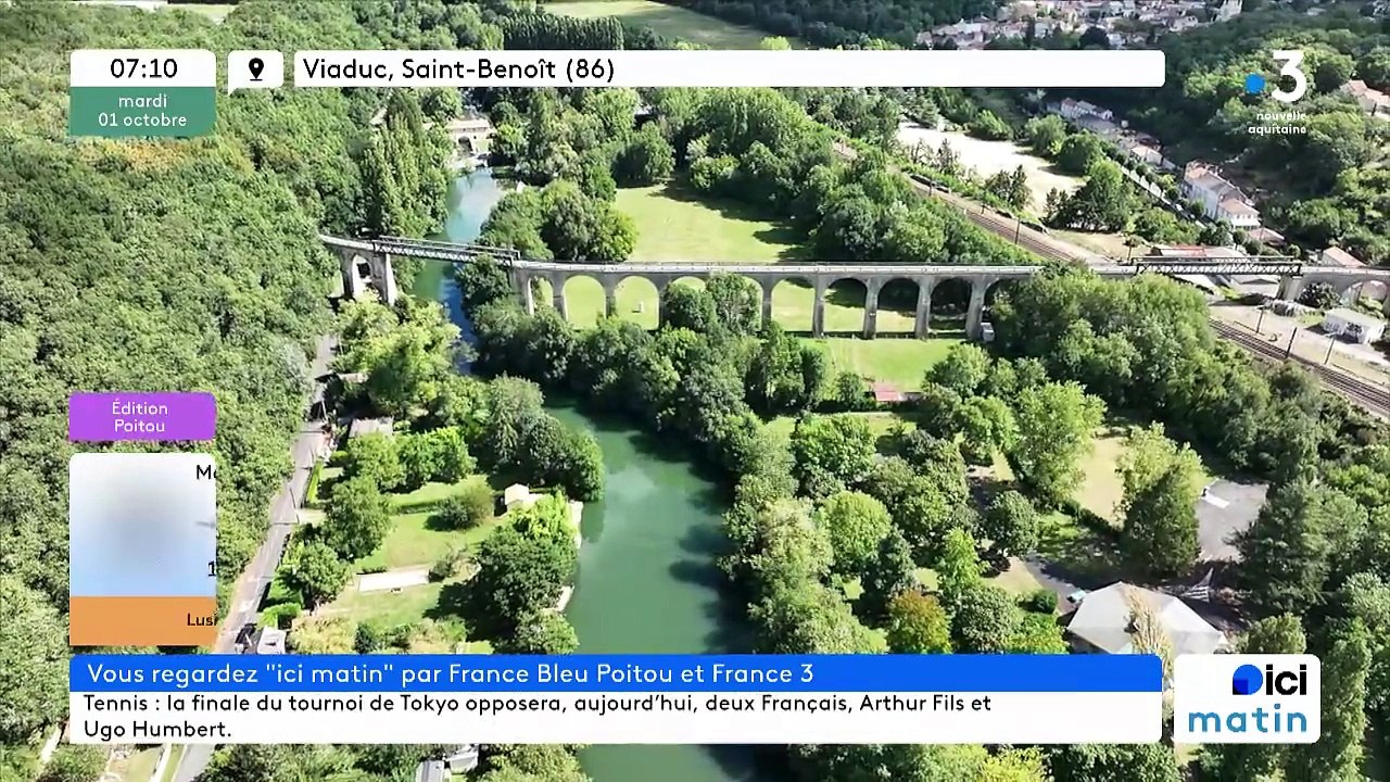 01/10/2024 - ICI Matin France Bleu Poitou en vidéo