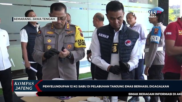 Penyelundupan 12 Kg Sabu di Pelabuhan Tanjung Emas Semarang Berhasil Digagalkan