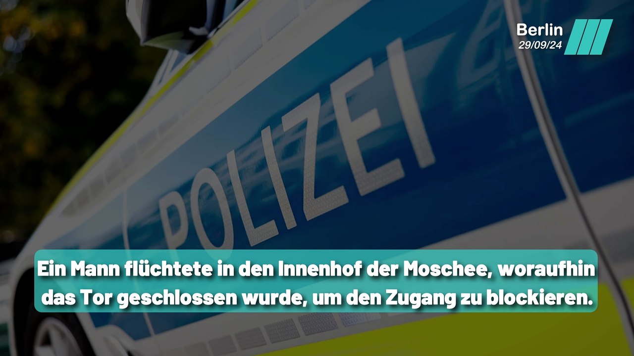 Polizeikontrolle vor Moschee führt zu Auseinandersetzung