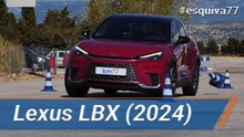 Lexus LBX 2024 - Maniobra de esquiva (moose test) | km77.com