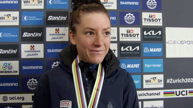 Cycling - UCI World Championships Zurich 2024 - Chloé Dygert : I am really blessed and honored