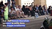 Mort du chef du Hezbollah: des Libanais pleurent, satisfaction en Israël