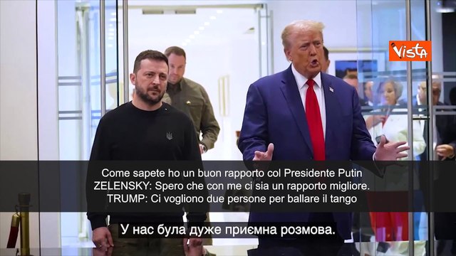 Lo scambio tra Zelensky e Trump: Io meglio di Putin . Il tango si balla in due