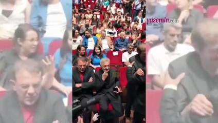 Mehmet Aslantuğ ve Levent Özdilek'in gergin selamlaşması gözlerden kaçmadı