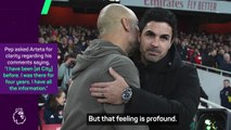 'I love Pep' - no love lost as City boss declares 'war' on Arsenal