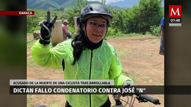 Dictan fallo condenatorio contra el chofer que arrolló a una ciclista en Oaxaca