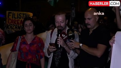 İstanbul'da Filistin ve Lübnan İçin Protesto Gösterisi