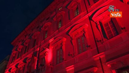 Giornata mondiale del cuore, la facciata del Senato illuminata di rosso per prevenzione malattie
