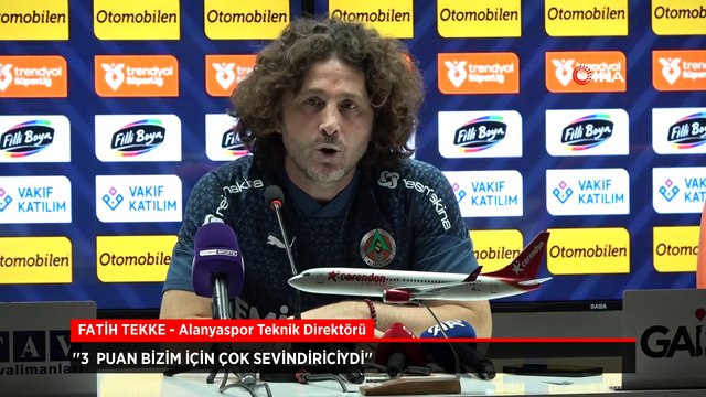 Fatih Tekke: 3 puan bizim için çok sevindirici