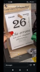 non sono d'accordo con il calendario filosofico