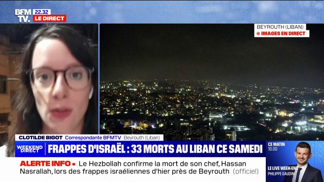 Liban: un premier bilan fait état de 33 morts à la suite des frappes israéliennes de samedi