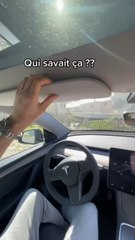 Un secret à propos du pare-soleil 