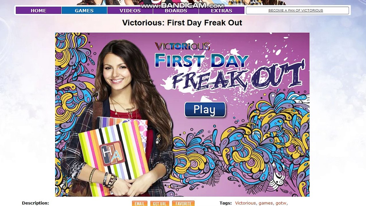 Victorious: First Day Freak Out Gameplay