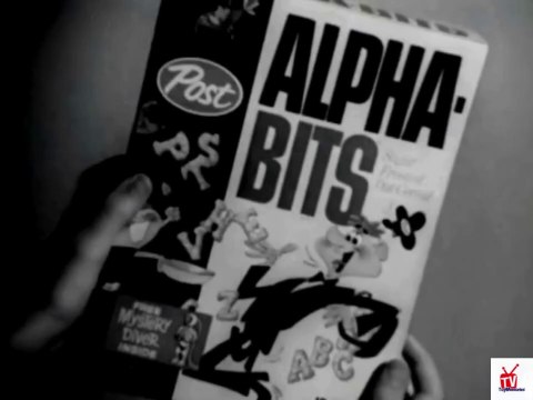 1960s Alpha Bits cereal TV commercial - deep sea diver toy