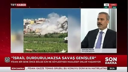 Bakan Fidan'dan Nasrallah mesajı: 'İsrail Lübnan'dan sonra nereye gider, öngörülerimiz var...'
