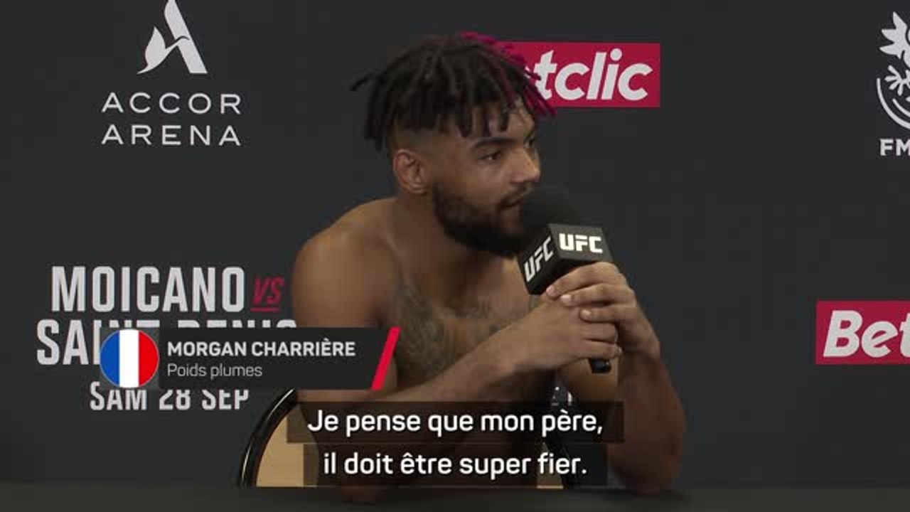 UFC Paris 3 - Charrière : “Faire chanter la Marseillaise à Bercy, je suis très fier, très content”