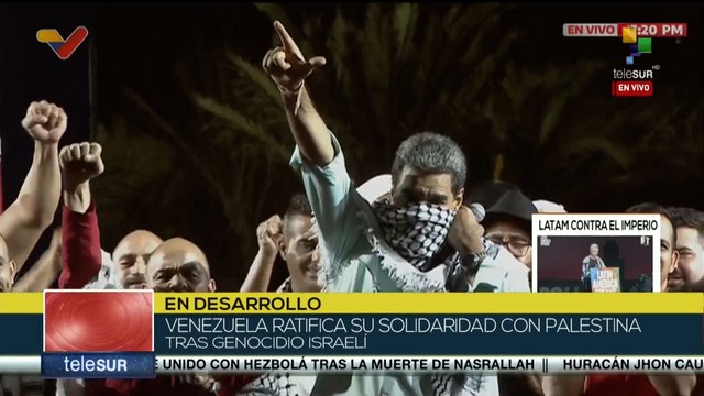 Pdte. Maduro condena el genocidio en Líbano por parte del régimen israelí